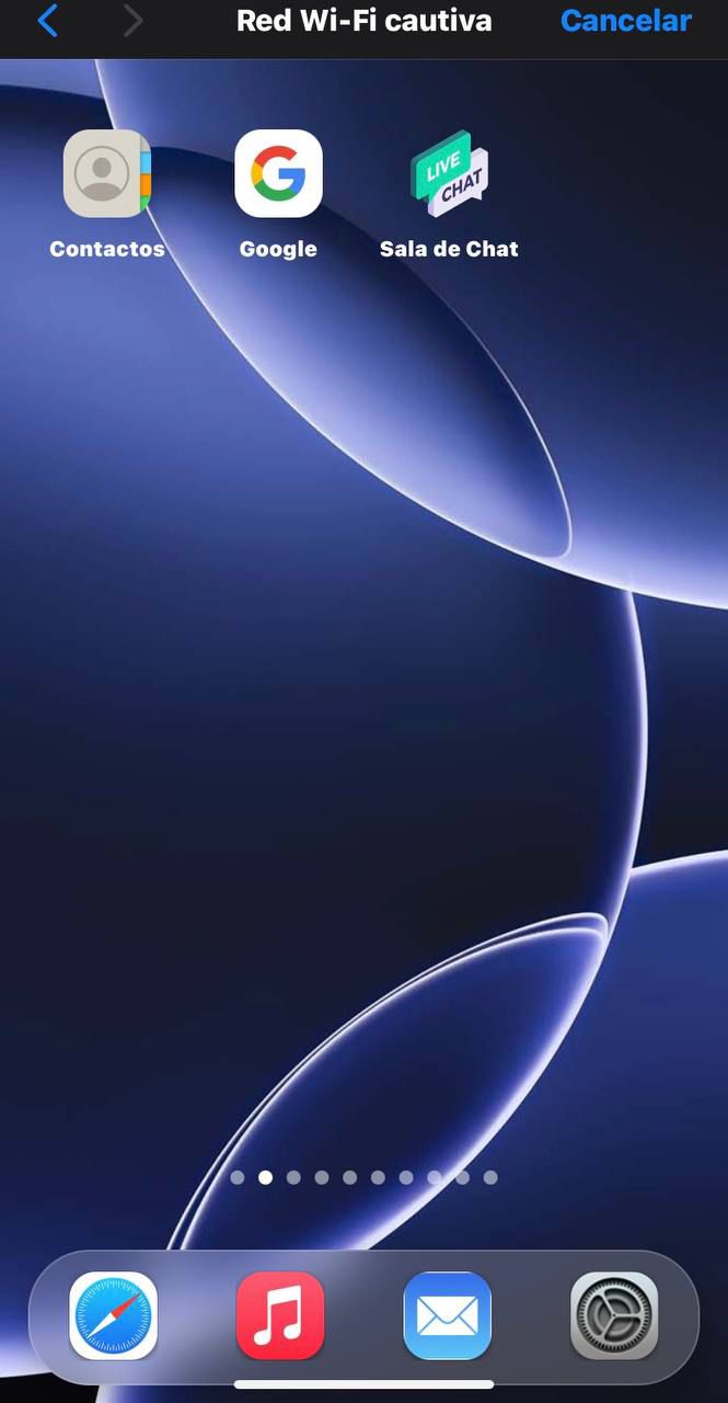 Captura de pantalla de la sala de chat 1