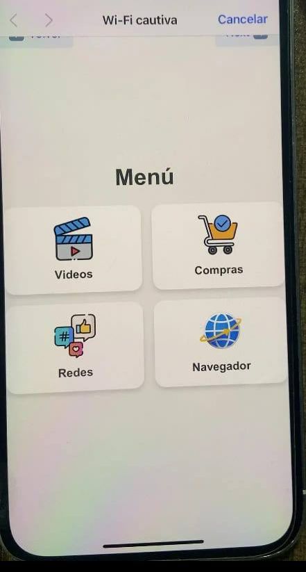 Imagen de la primera versión del portal